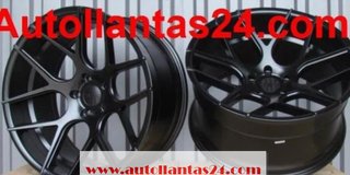 Juego de 4 llantas haxer concavas black 17
