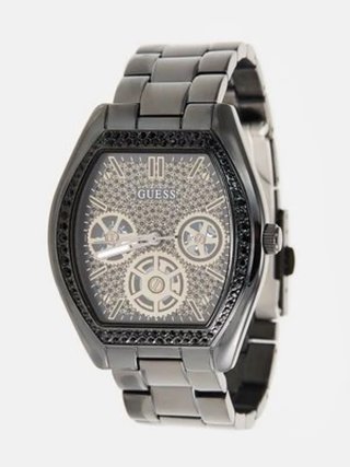 Reloj Guess Negro y Plateado