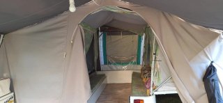 Carro tienda comanche florida con avance