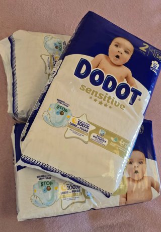 Dodot Sensitive Talla 2 (4-8 kg) - 58 pañales