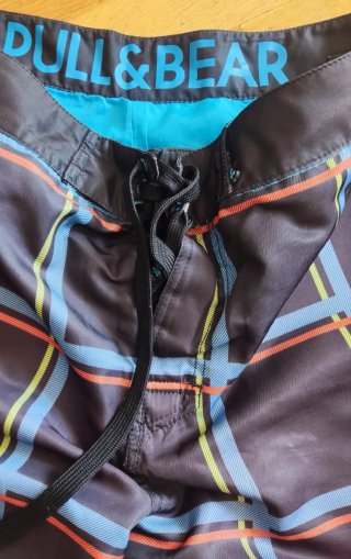 Bañador Pull&Bear Cuadros Hombre