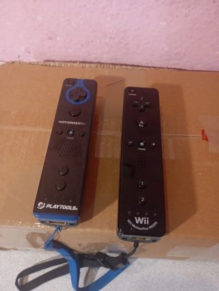 Mando Playtools Motionplus Wii Negro/Azul