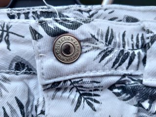 Shorts Zara Estampado Hojas Talla 10 Años