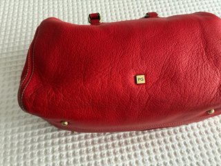 Bolso Piel Rojo Purificación García