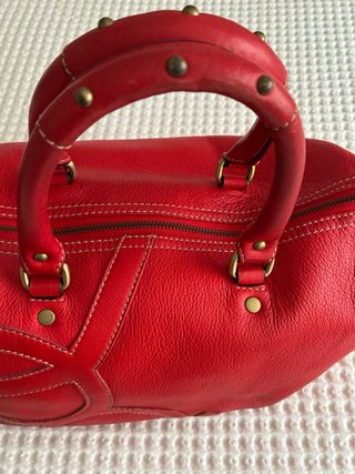 Bolso Piel Rojo Purificación García