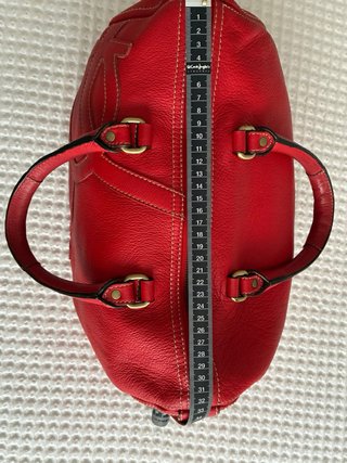 Bolso Piel Rojo Purificación García