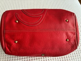 Bolso Piel Rojo Purificación García