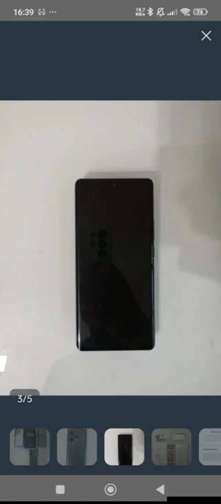 Teléfono Realme GT6 Negro/Gris