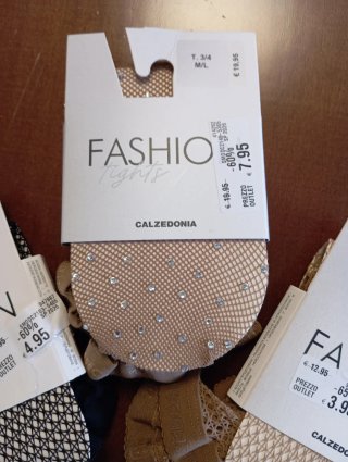 3 paia collant rete Calzedonia M/L