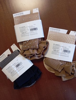3 paia collant rete Calzedonia M/L
