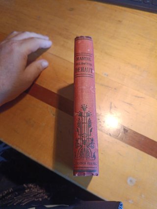 Libro Manual del doctor Dehaut. 1887