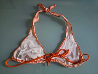 Bikini Arancione con Ricamo