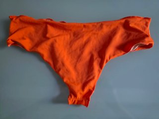 Bikini Arancione con Ricamo