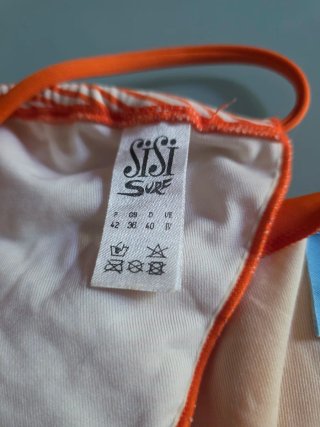 Bikini Arancione con Ricamo