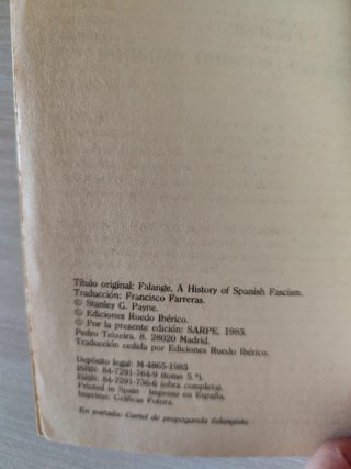 Falange. Historia del fascismo español