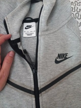 Sudadera Nike Tech Mujer Gris