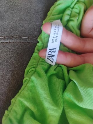 Conjunto Zara verde talla S