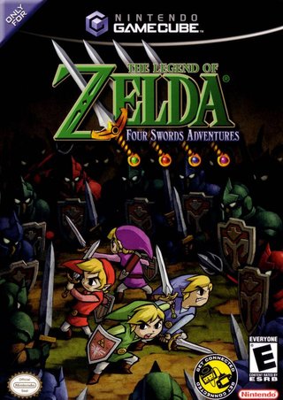 JUEGO GAMECUBE THE LEGEND OF ZELDA FOUR SWORD AVEN