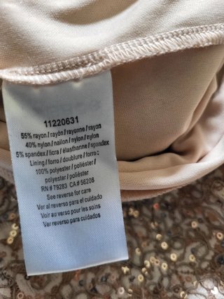 Vestido fiesta tejido elástico talla grande 46/48