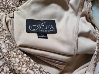 Vestido fiesta tejido elástico talla grande 46/48