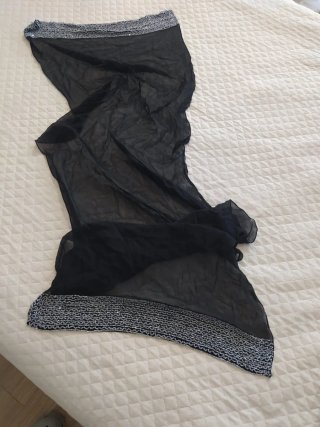 Foulard Renato Balestra Seta Nero/Giallo