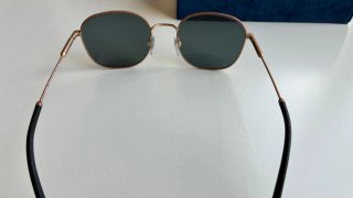 Gafas sol Bvlgari originales doradas efecto espejo
