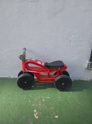 Correpasillos Moto Roja