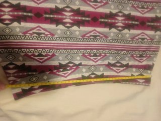 Falda estampada geométrica