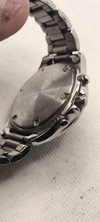 Reloj Lotus Cronógrafo Negro y Plateado