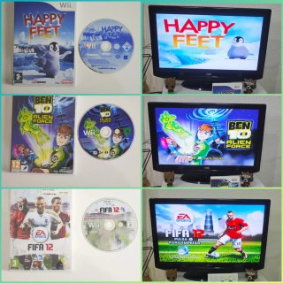 Consola Nintendo WII completa + 3 juegos