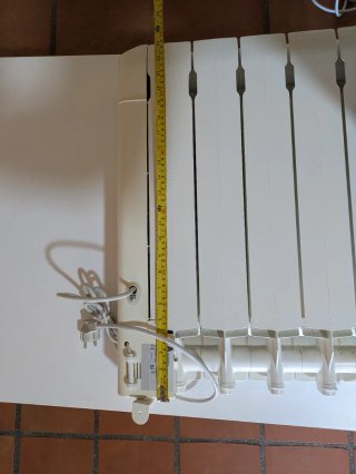 Radiador eléctrico Aurora pared