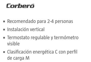Termo eléctrico Corberó 80L