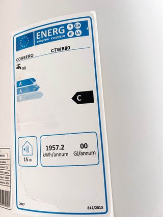 Termo eléctrico Corberó 80L
