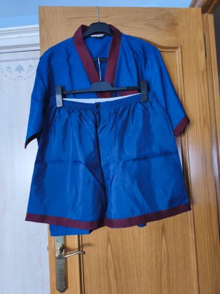 Pijama Verano Hombre Azul