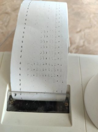 Calculadora CITIZEN 225DP con 2 rollos y medio