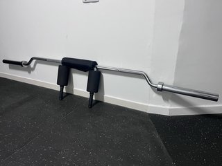 Barra Safety Squat con acolchado olímpica