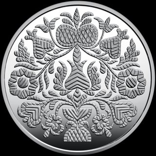 Moneda Plata Ornek. Ornamento Tártaro