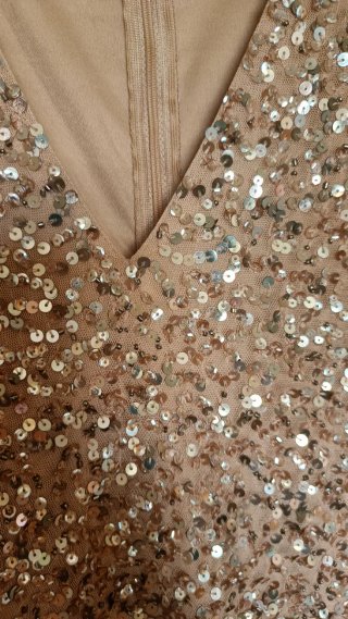 Vestido ASOS Curve MAYA lentejuelas talla 54