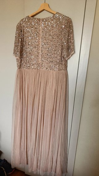 Vestido ASOS Curve MAYA lentejuelas talla 54