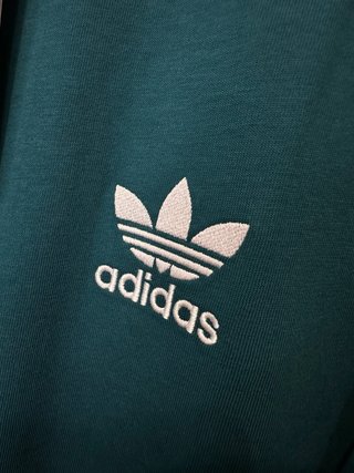 Polo Adidas Talla L Verde Azulado