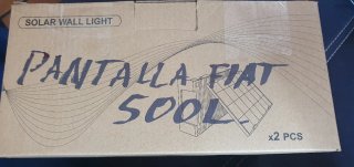 PANTALLA  7"PULGADAS PARA  FIAT 500 L