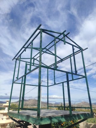 Estructura de hierro