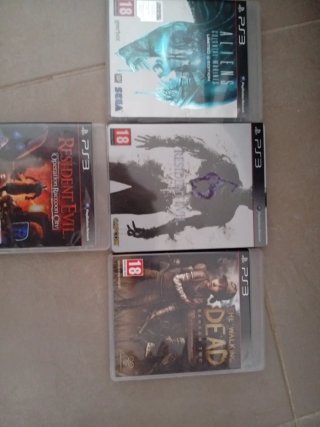 Lote 4 Juegos PS3: Resident Evil, Aliens