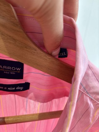 Camisa Arrow Rosa Rayas