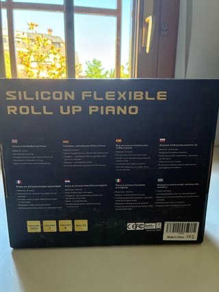 Piano enrollable flexible 7 octavas