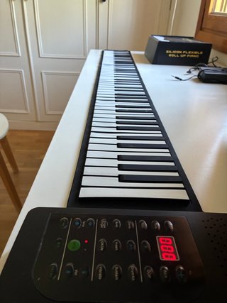Piano enrollable flexible 7 octavas