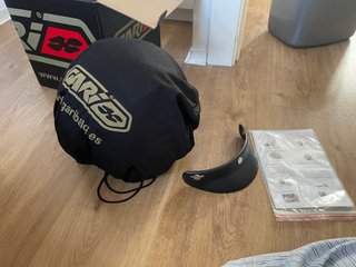Casco Jet Moto Garibaldi G02X Negro Mate.