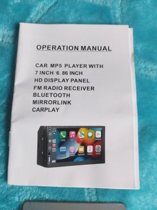 Radio Carplay Negro/Multicolor