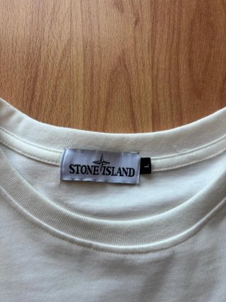 Camiseta Stone Island blanca