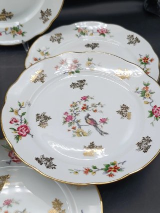 Set platos aperitivos porcelana francesa Sosafils